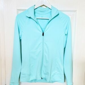 Peter Millar Luxury Performance Knit Top - Vibrant Aquamarine - Size 4